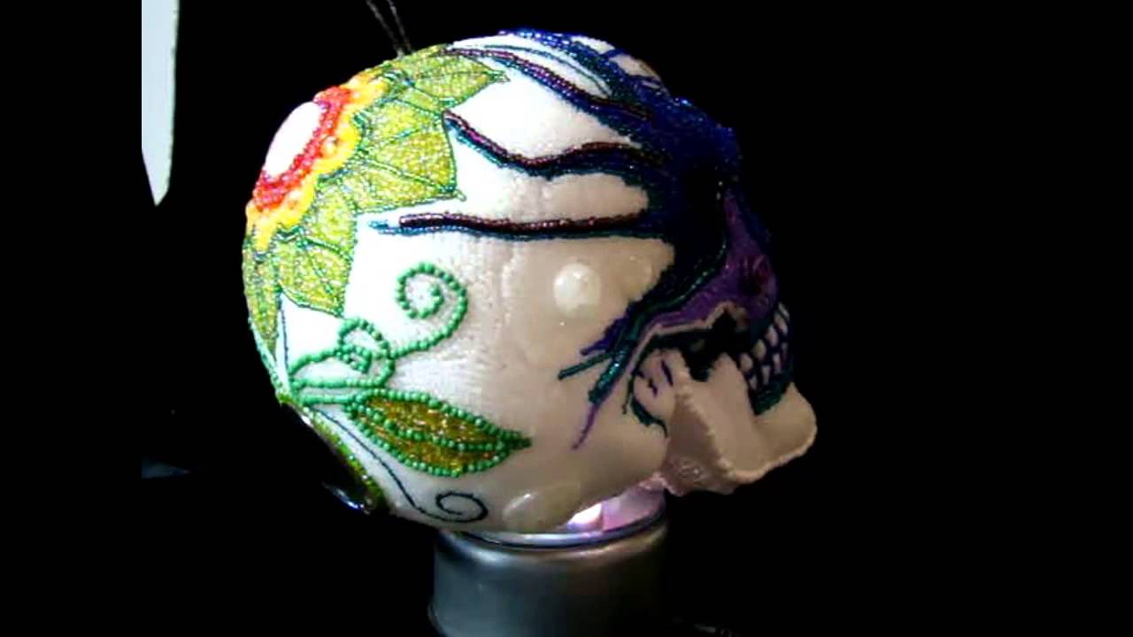 Blue Flame Sugar Skull