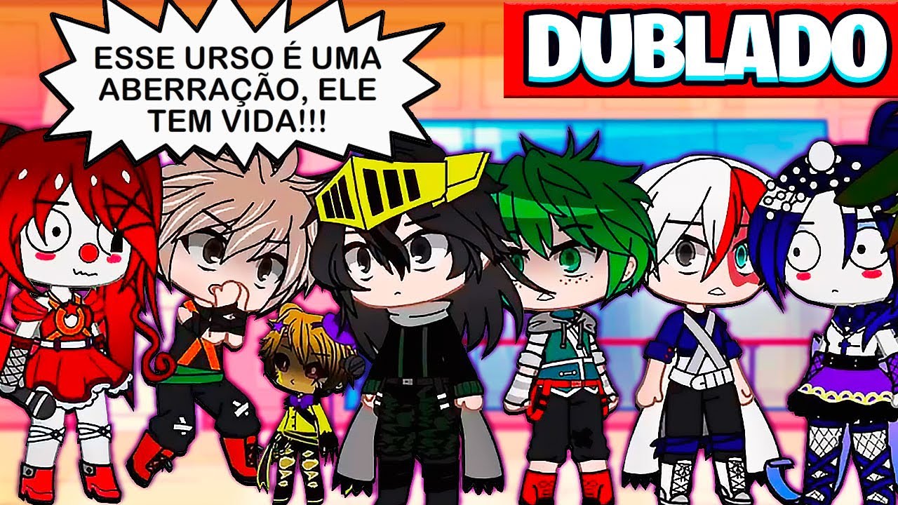 FAMÍLIA AFTON ENCONTRA MY HERO ACADEMIA - MHA FINAL ! MINI FILME GACHA CLUB