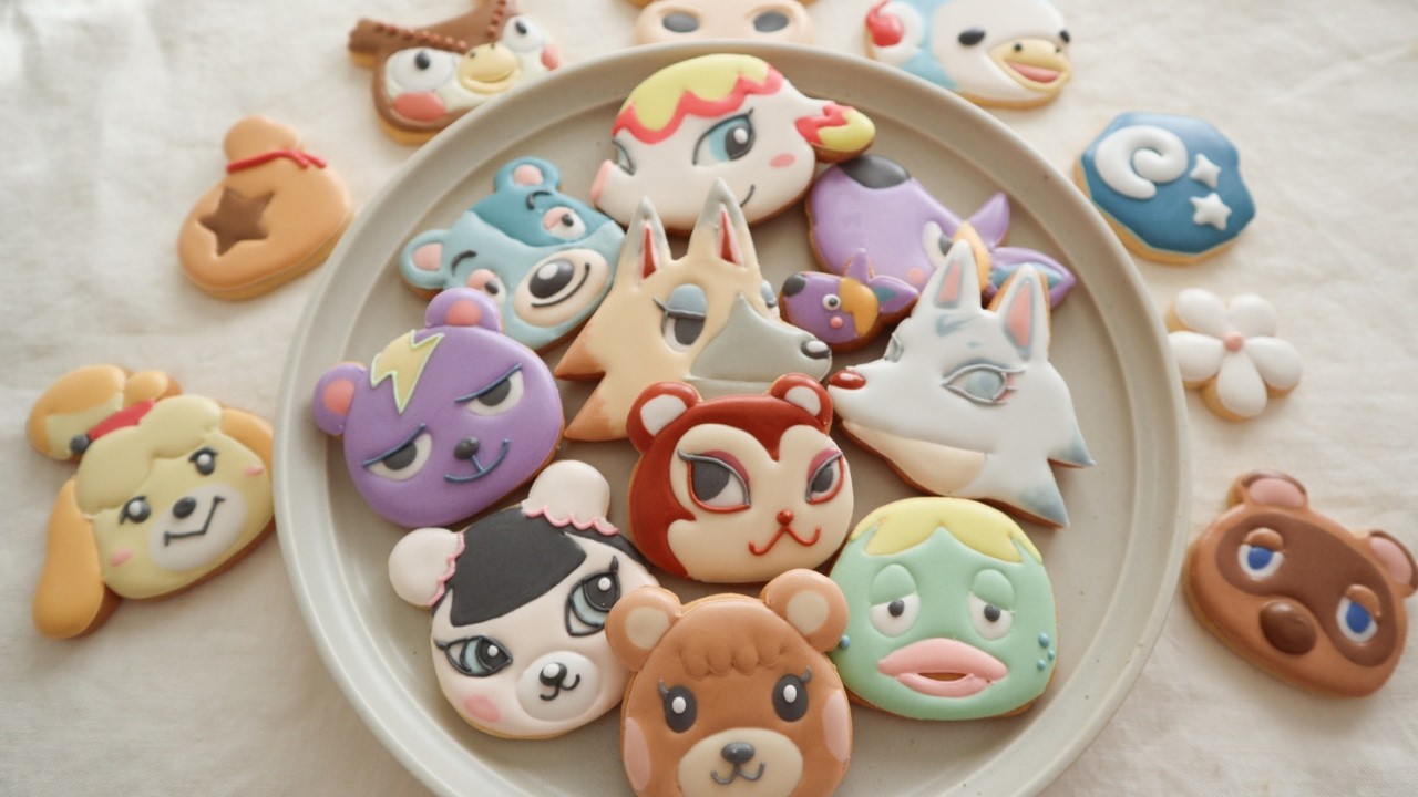 【実写】あつ森クッキー作り！ビアンカ、メープル、ヴァネッサ、レベッカ、クッキーになっちゃえ～！！！