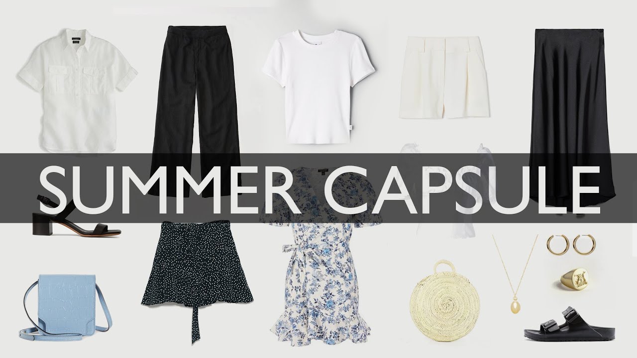 10 Piece Summer Capsule, 20+ Outfits