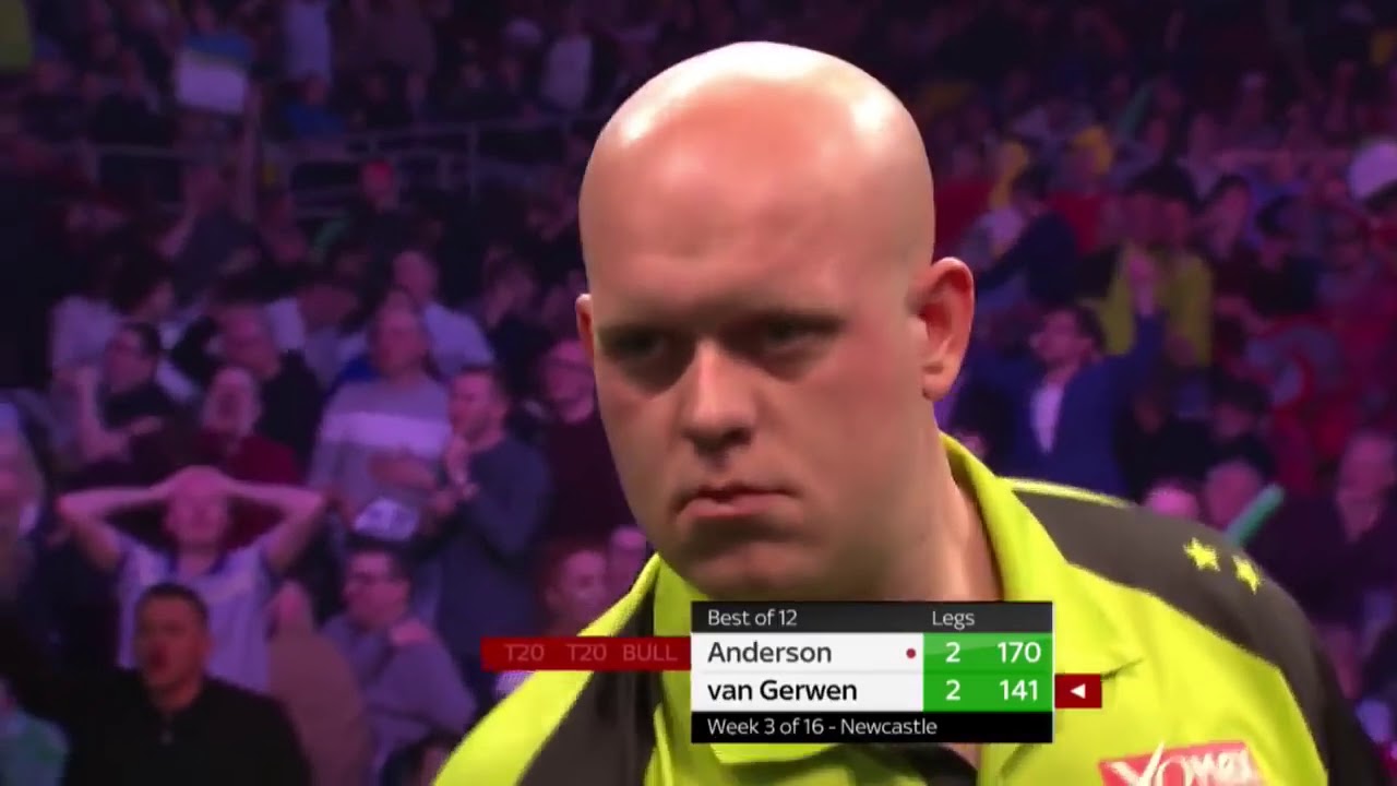 MVG 9 Darter Attempt and Gary Anderson 170 Finish !!!