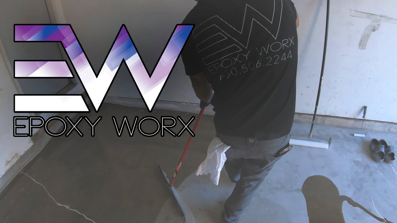 Vapor Barrier Epoxy Garage Install