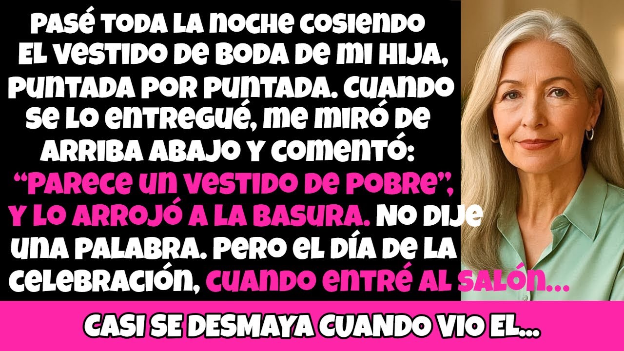 “Vas vestida como pobre”, dijo mi hija. Pero en la fiesta, al verme entrar, casi se desmaya…