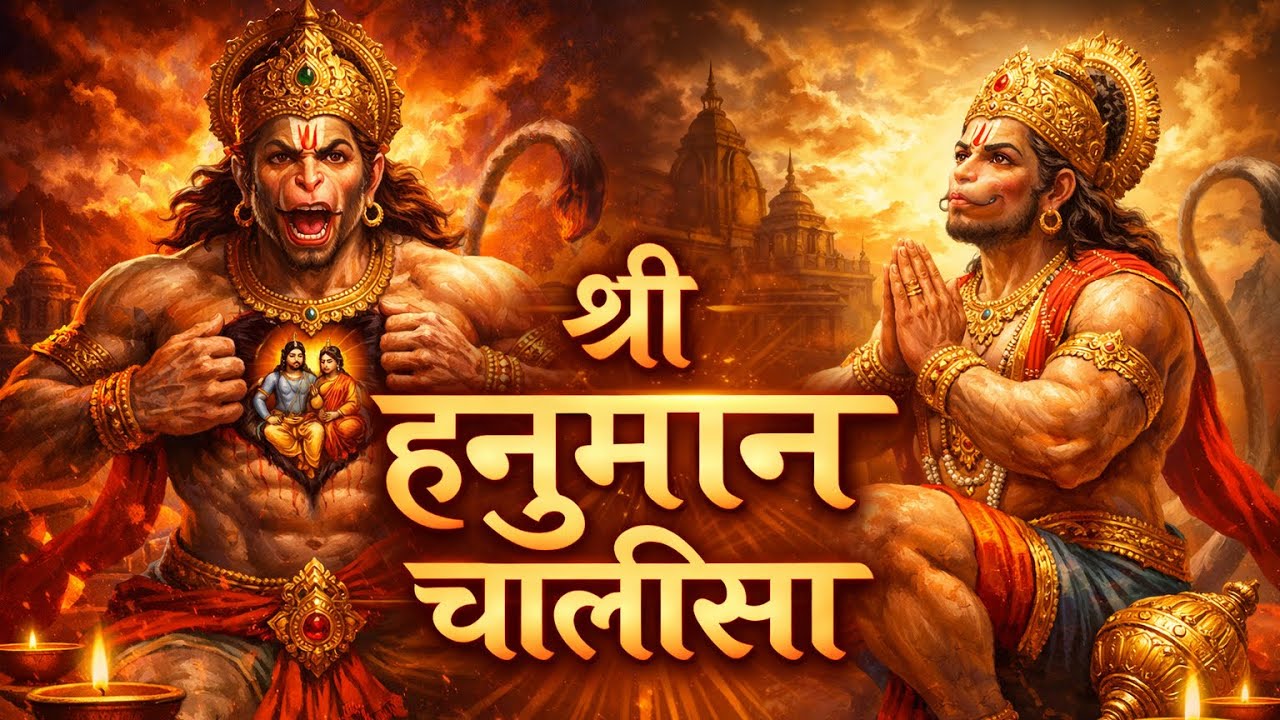 Shree Hanuman Chalisa #hanumanchalisa #hanumanbhajan #hanumanji #hanumanbhajan 
