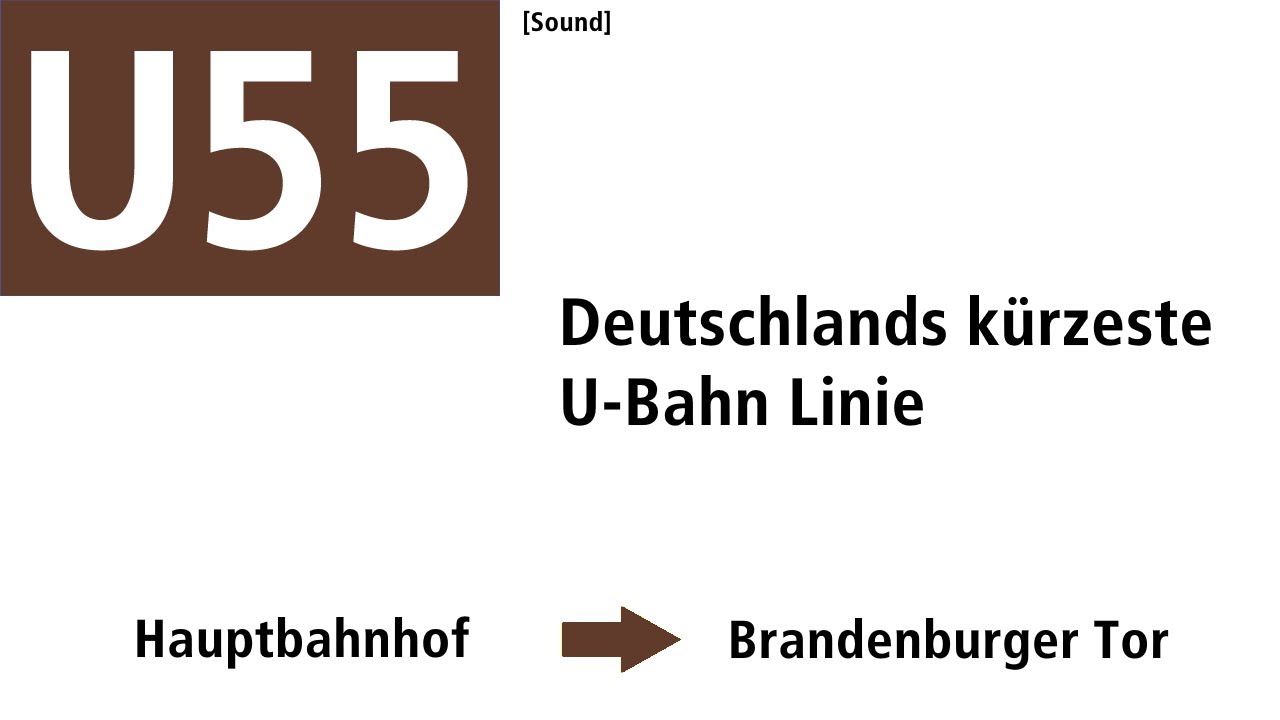 [Sound] U55 Berlin | Im F76E vom Hauptbahnhof zum Brandenburger Tor