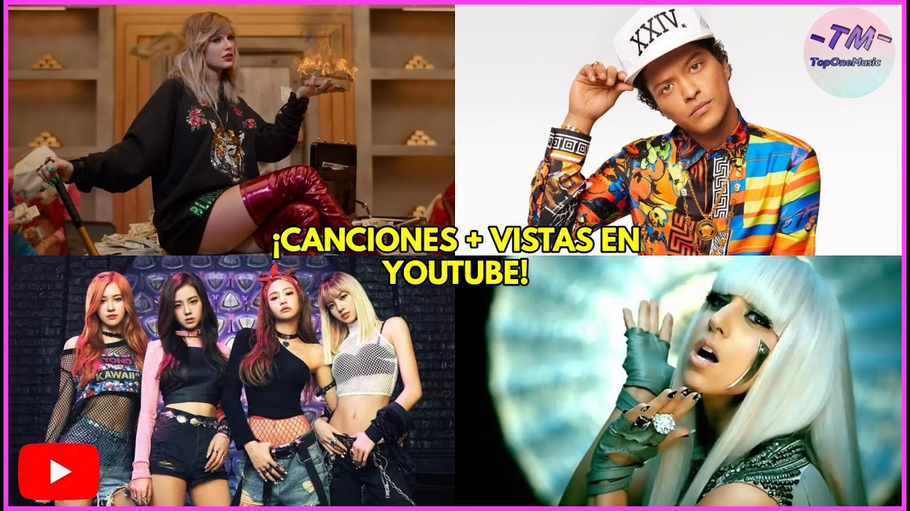TOP 500 | LAS CANCIONES CON MAS VISTAS EN YOUTUBE (ACTUALIZADO EN ENERO 2026) 😮💕