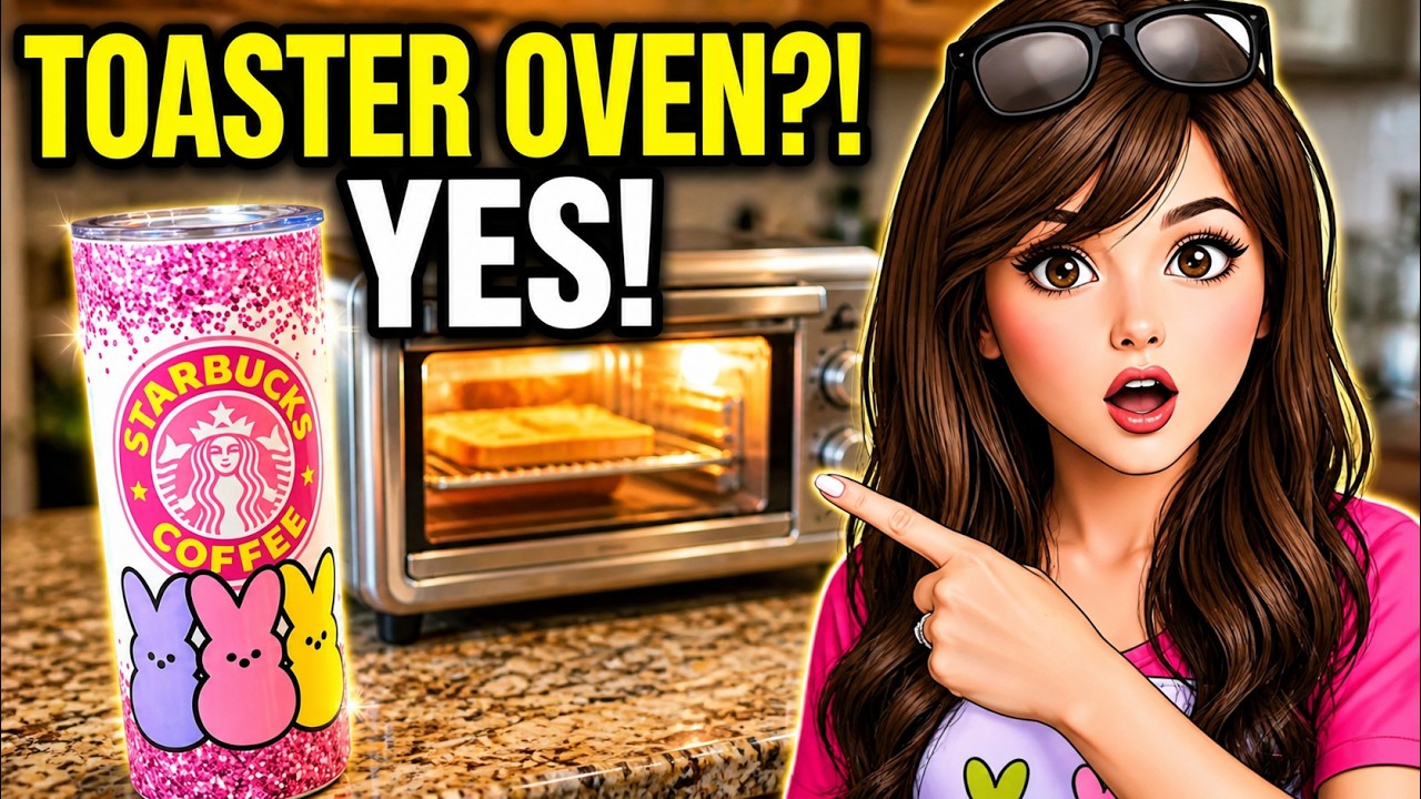 Sublimate Tumblers in a Toaster Oven | Easy Cricut Craft Hack