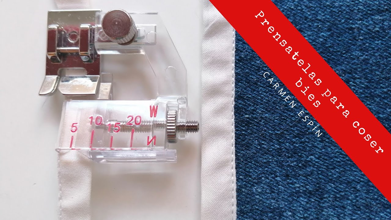 Prensa Telas MÁQUINA DE COSER SINGER PARA COSER EL BIES ( curso de costura) : DIY