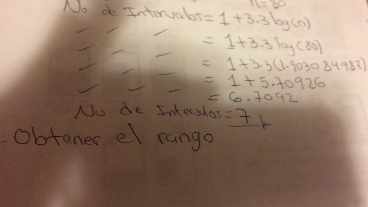 DISTRIBUCIÓN DE FRECUENCIAS (NÚMERO DE CLASE, RANGO Y TAMAÑO DE CLASE)