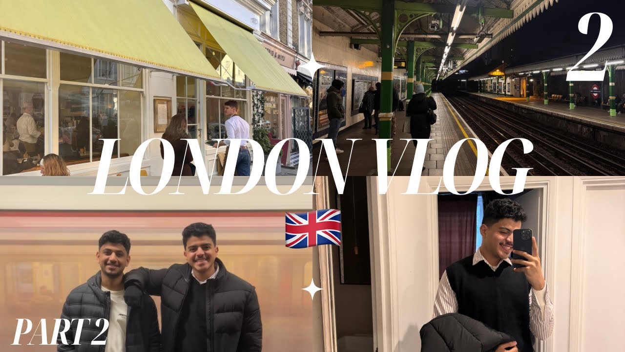 فلوقات لندن 2# 🇬🇧 || جربّنـا احلى مطعم فطور في لندن + درجة الحراره وصلت تحت الصفر  ✨❄️