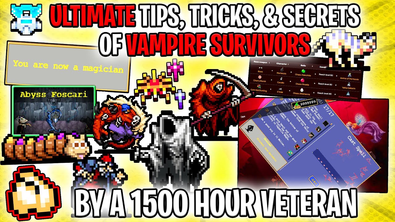ULTIMATE Guide with Tips, Tricks & Secrets for Vampire Survivors