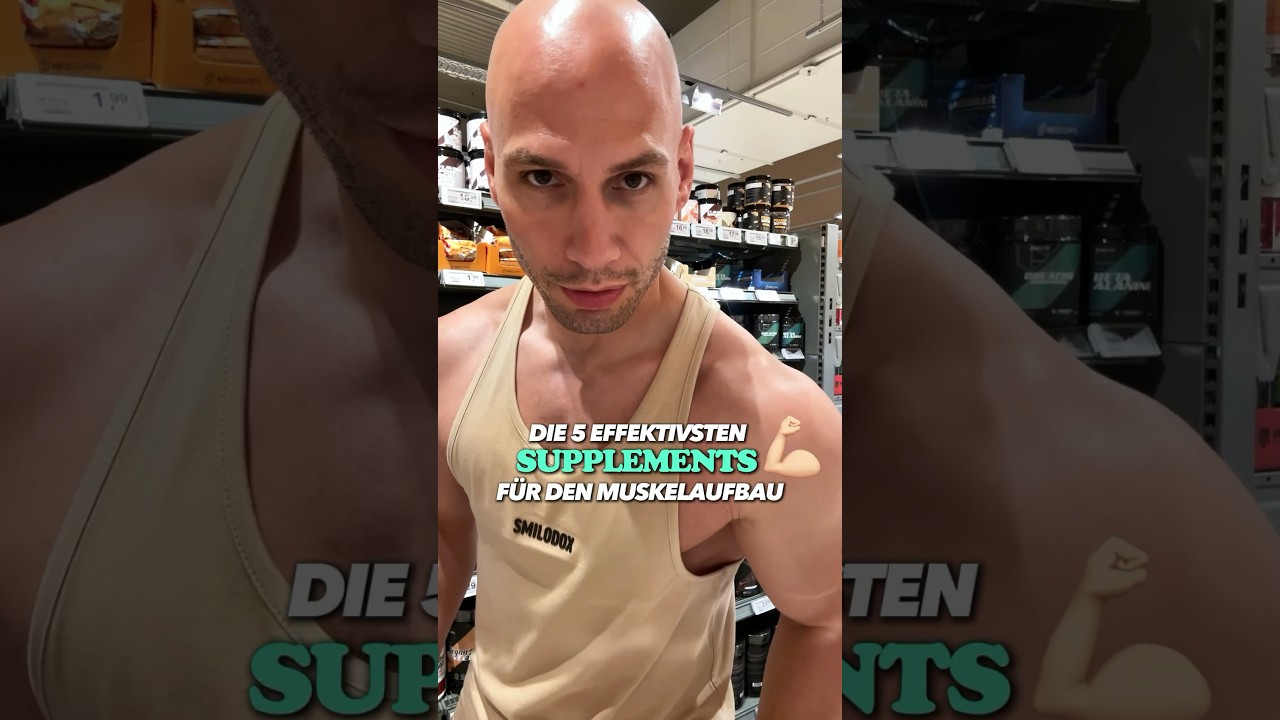 Die 5 effektivsten Supplements f&uuml;r den Muskelaufbau 💪🏼