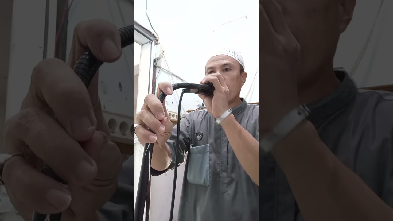 Adzan ashar di mesjid al azkaria korem mandonga kendari Sulawesi tenggara