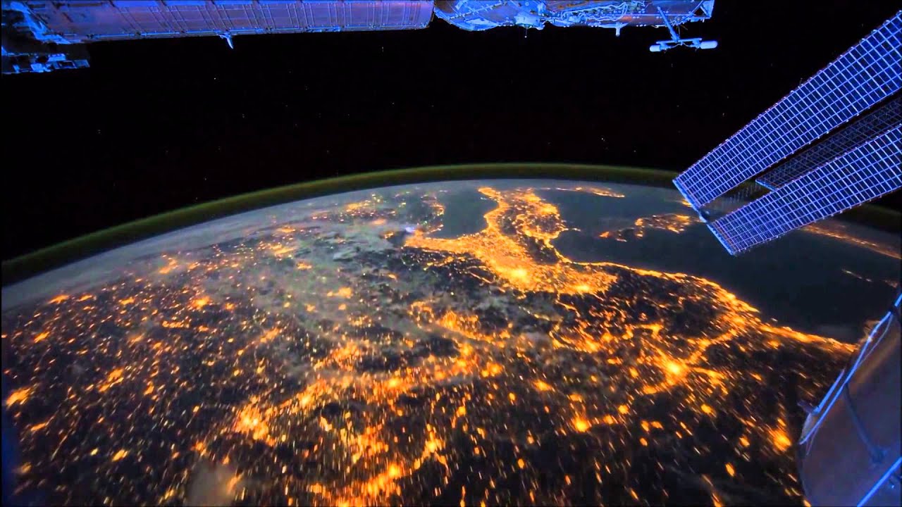 time lapse de la terre vue de l'ISS