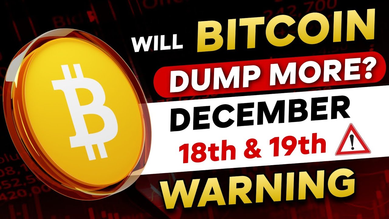 🚨 Warning : Bitcoin Will Go Lower? Dec 18th & 19th | More Pain Coming in BTC | Bitcoin News Today 