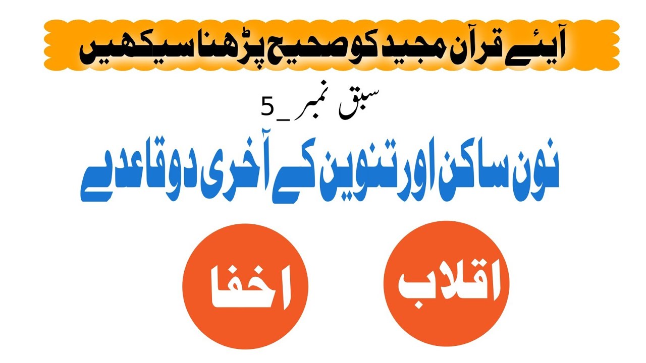 Iqlab in Urdu | Iqlab Rule Examples | Iqlab Rules in Urdu | اقلاب کی تعریف اور مثالیں