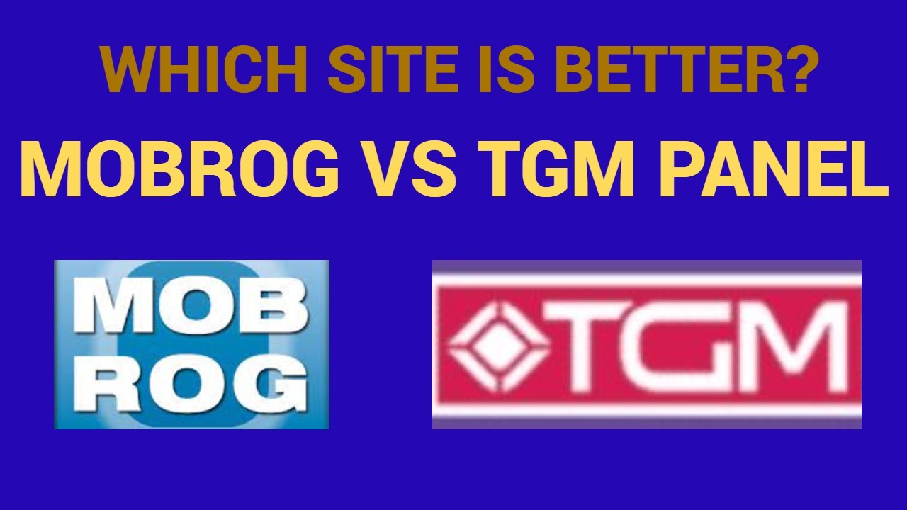 Mobrog vs TGM Panel - Which is The Best Earning Site For Surveys? - Based on My Own Experience