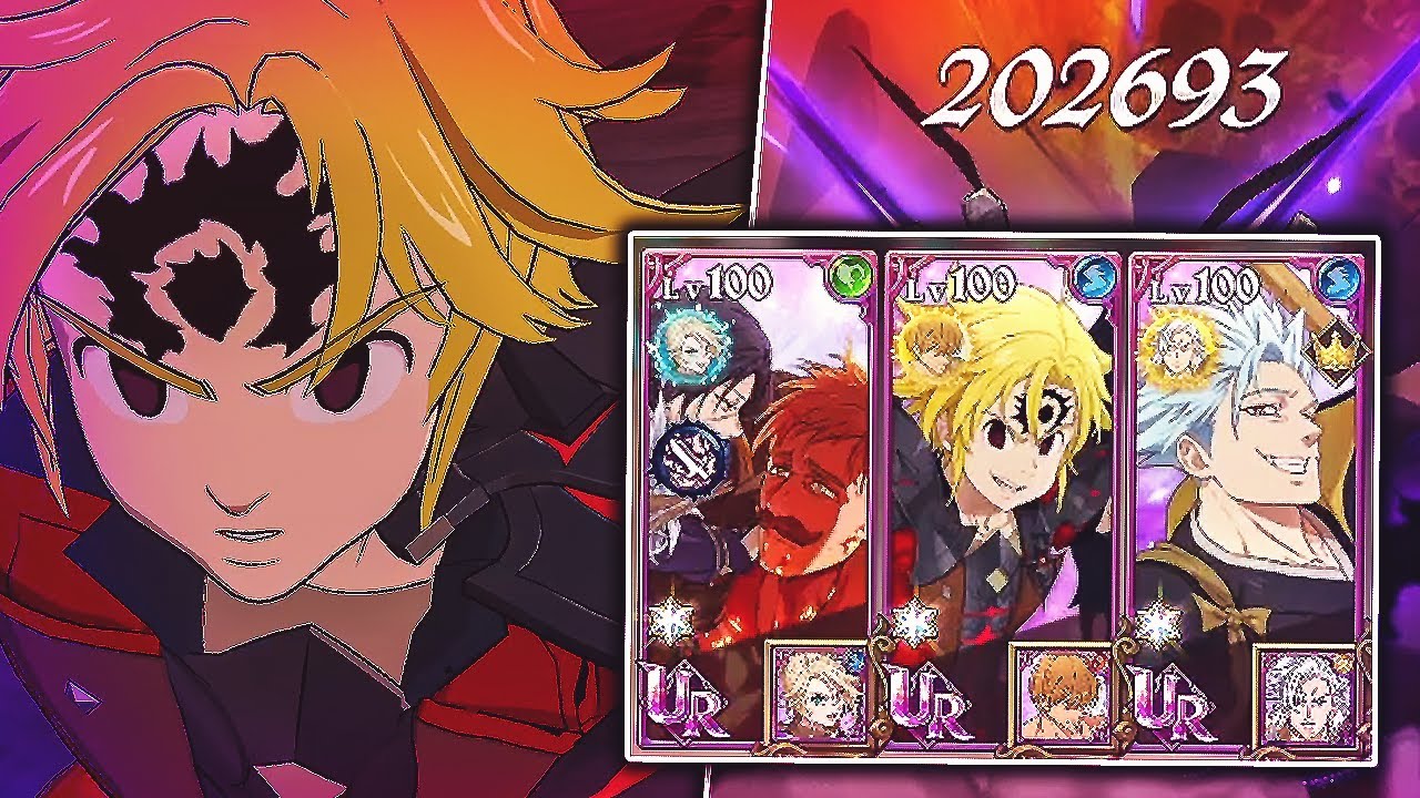 THIS WORKS? BERSERK MELIODAS WITH MERLIN AND ESCANOR! 7DS GRAND CROSS