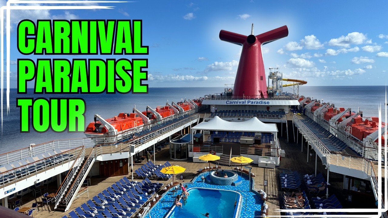 Carnival Paradise ULTIMATE Ship Tour | Deck by Deck
