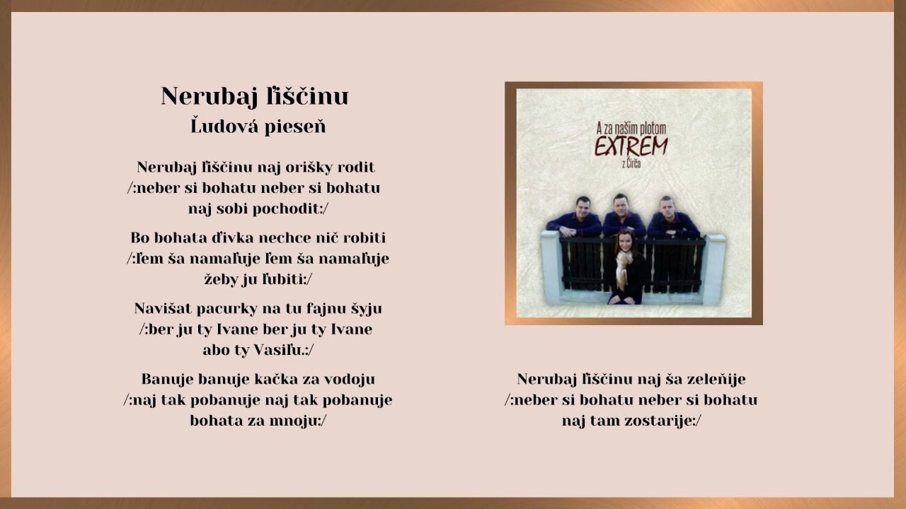 EXTREM 1, Nerubaj liščinu, autor Ladislav Macko, Videorohaľ