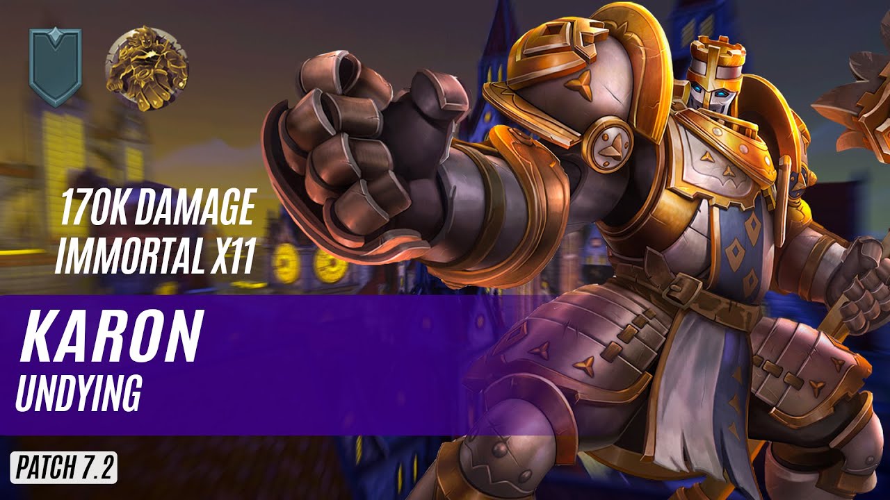 170K DAMAGE IMMORTAL X11 Karøn TERMINUS PAALDINS COMPETITIVE (NEW PATCH 7.2) UNDYING