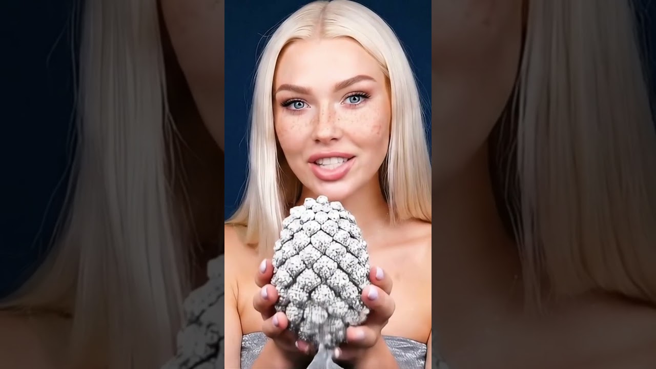 Вы бы укусили бриллиантовую шишку? 💎🌲 ASMR