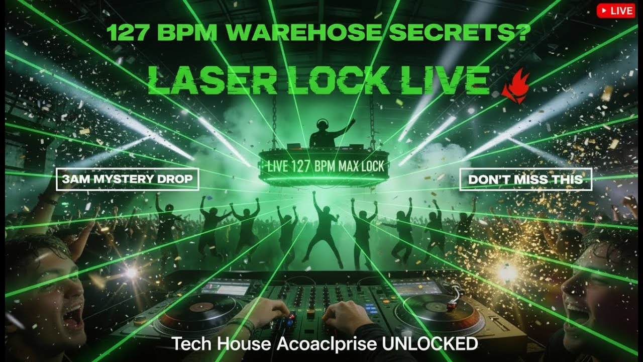 Best House Music 2026 * 127 BPM Warehouse SECRETS? • Laser Lock Live Tech House Drop 🔥