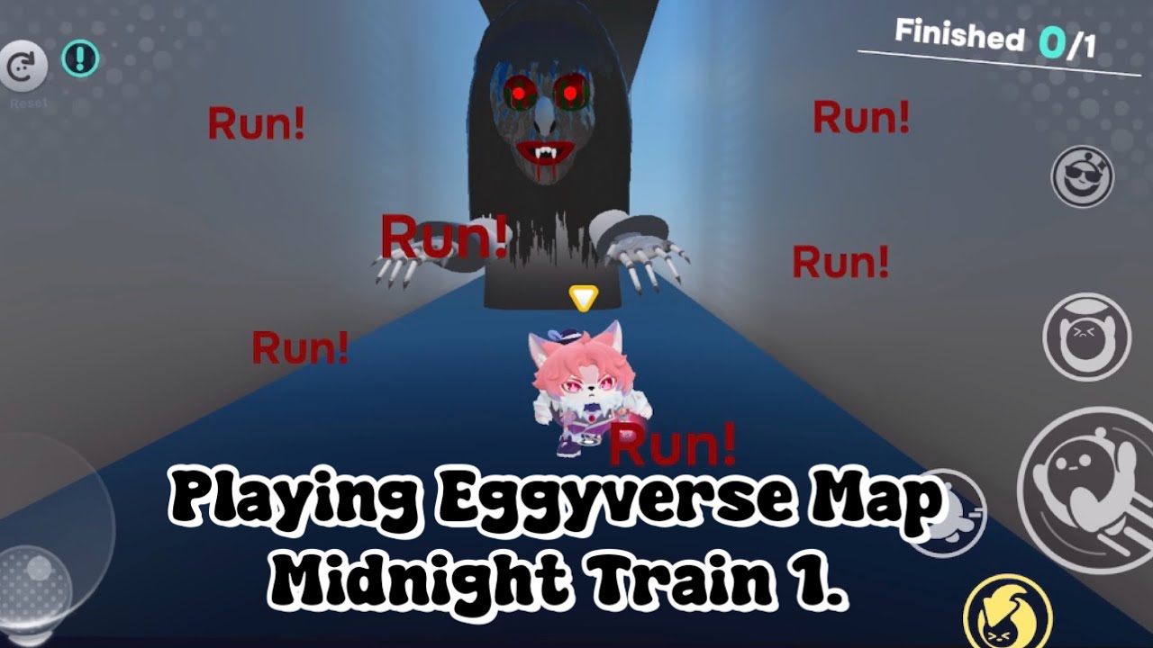 Playing Eggyverse Map Midnight Train 1. - Eggy Party