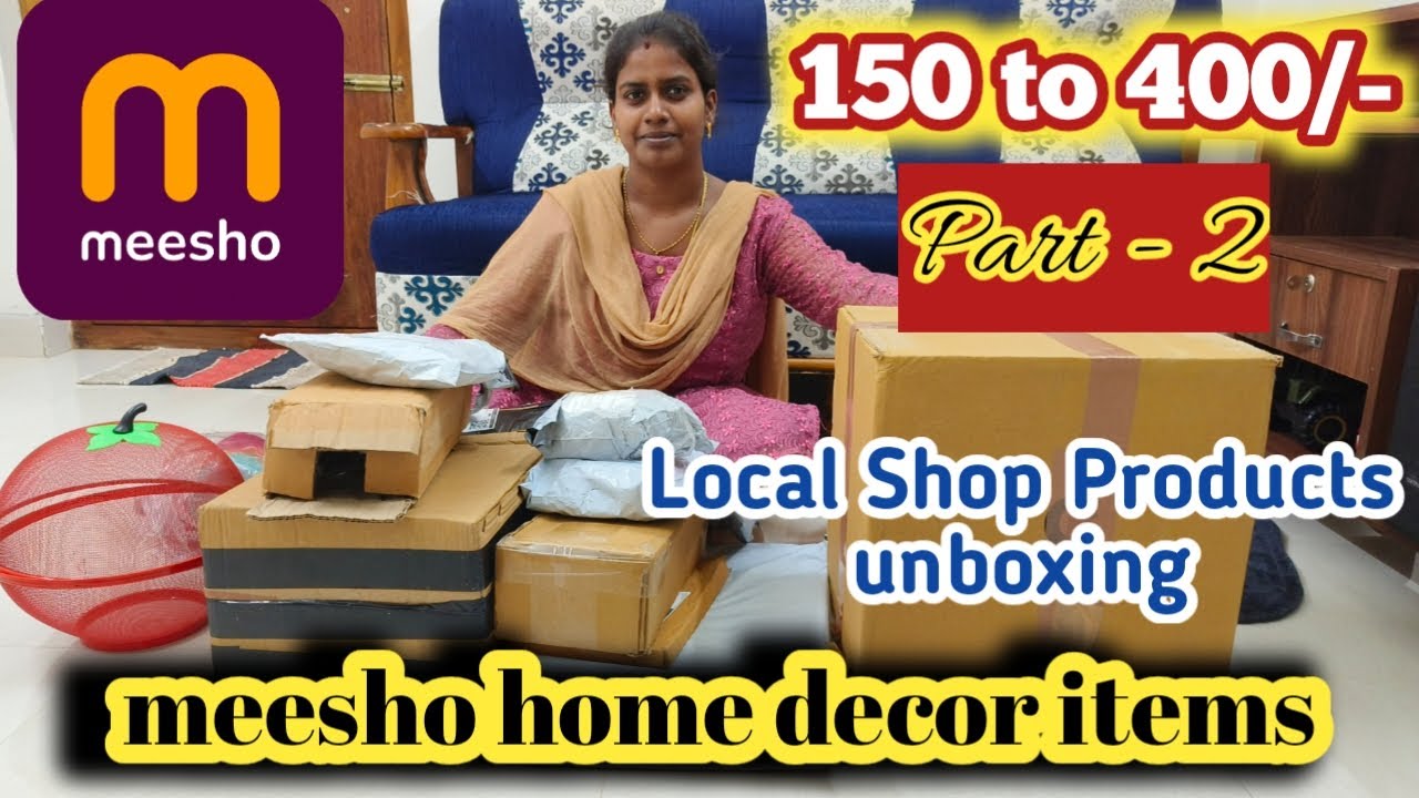 Meesho home decor items unboxing | Local shop products unboxing | #meeshofinds #meeshohaul #meesho