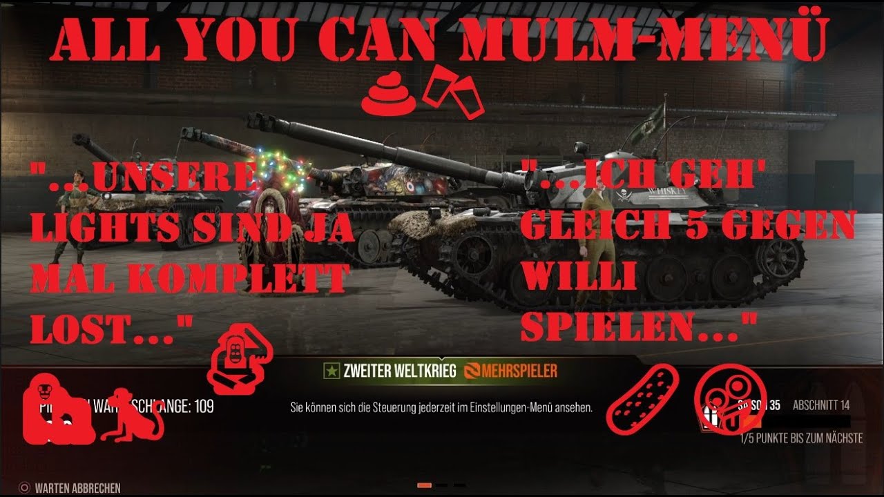 World of Tanks / 🛡️Neue Saison🛡️ / ⚔️Iron Horizon⚔️ Teil 2: 3⭐-Mulm💩-Menü, frisch serviert🍽️🤪!
