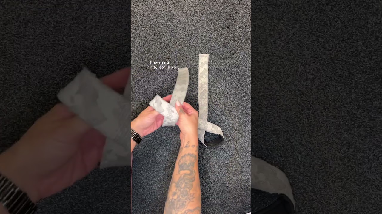 how to use lifting straps