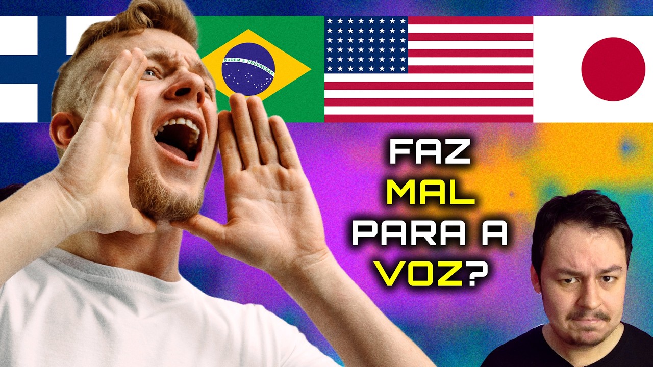 Sua VOZ MUDA ao falar OUTRAS LÍNGUAS?