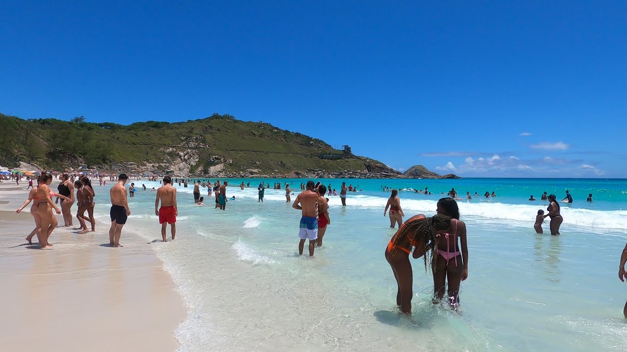 ARRAIAL DO CABO HOJE - PRAIA GRANDE - 06/01/2024 EM 4K