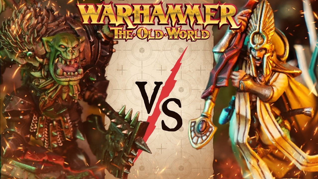 High Elves vs Orc & Goblins | Warhammer The Old World Battle Report