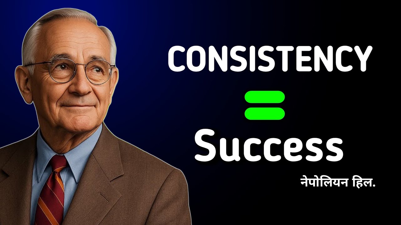CONSISTENCY Success | लाइफ चेंजिंग स्पीच । नेपोलियन हिल