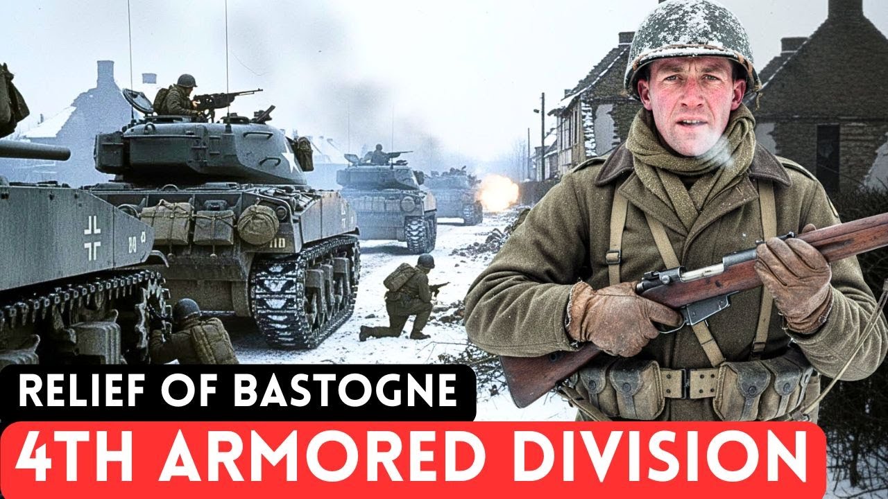 Fall Asleep To | History of the 4th Armored Division at the Relief of Bastogne | WW2 War Documentary