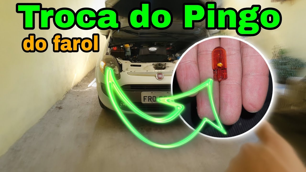Troca de Lâmpada do Farol. ( Pingo )