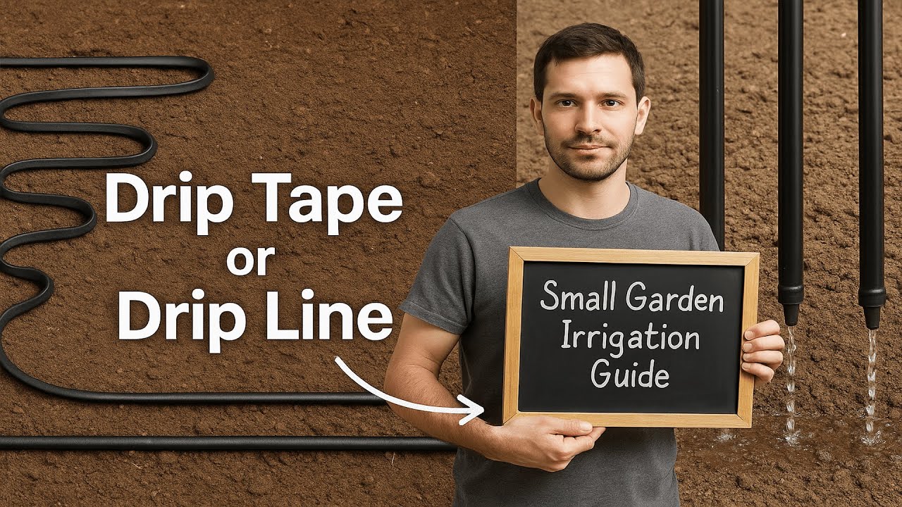 Drip Tape Or Drip Line Irrigation system for Home Gardens
