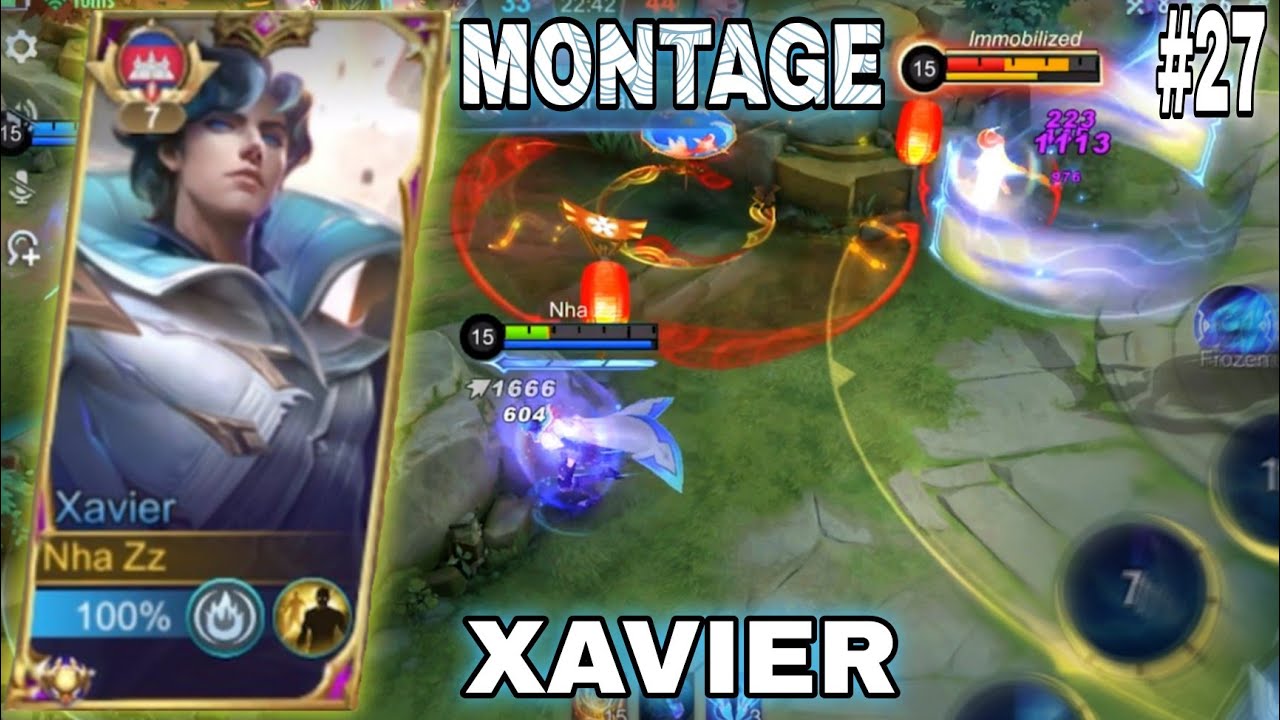 XAVIER BURST DAMAGE MONTAGE #27 - MOBILE LEGENDS: BANG BANG