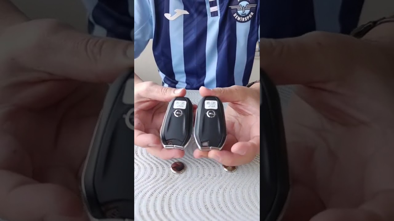 0pel Grandland x anahtar pili değişimi... Anahtarın pilinin bitmesini beklemeyin...