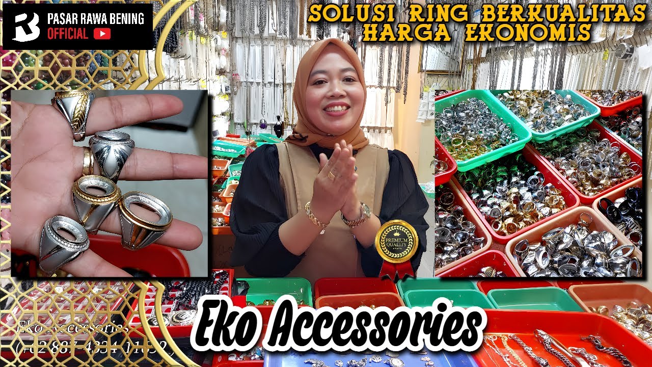 Ring Titanium Terbaru ❗Desain Cakep, Keren, dan Banyak Pilihan Modelnya ( eko accessories )