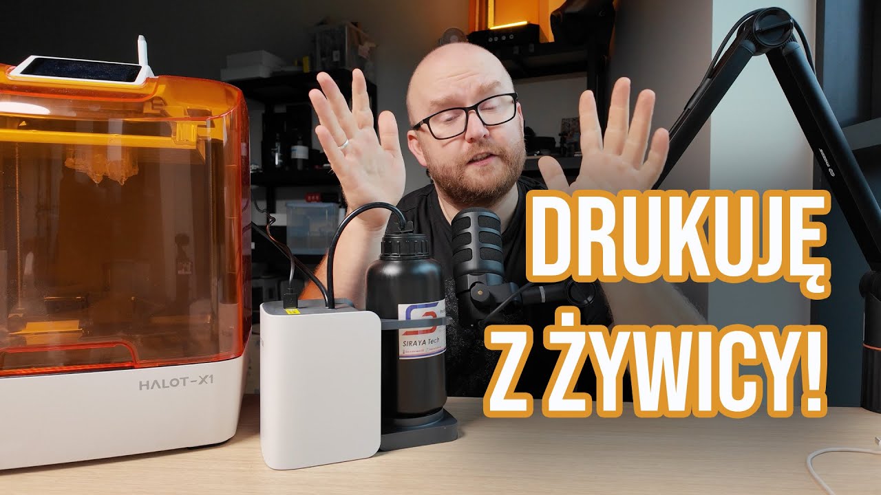 Moja pierwsza drukarka żywiczna od dawna! HALOT X1
