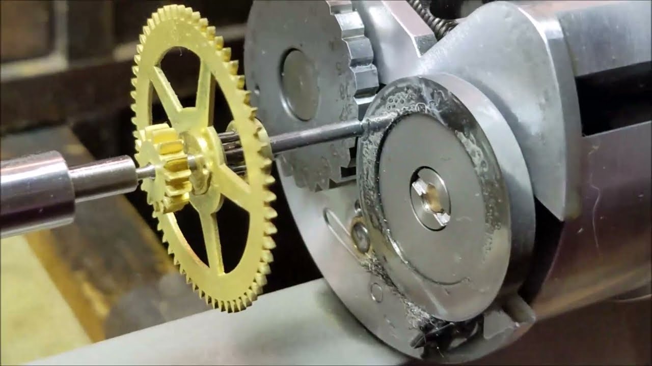 Using the hand cranked Rollimat, which I got from Butterworth clocks.
