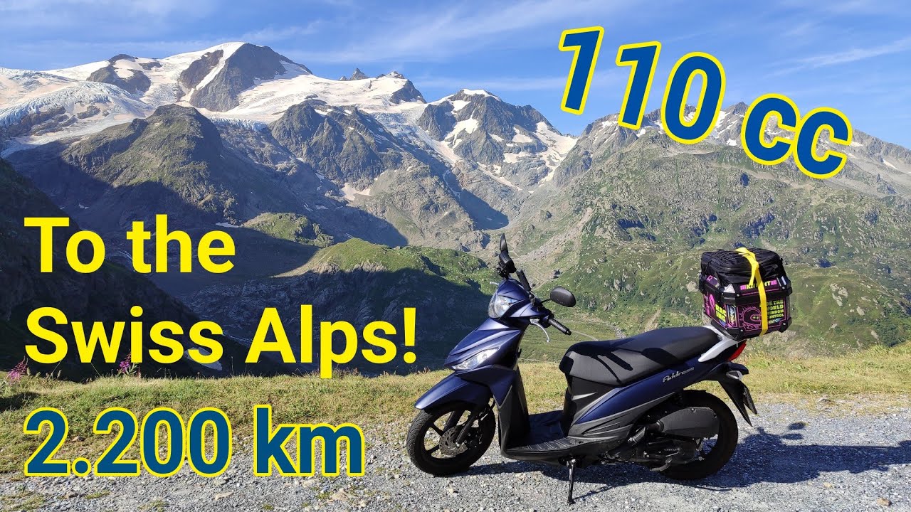Long distance trip on a Suzuki Address 110
