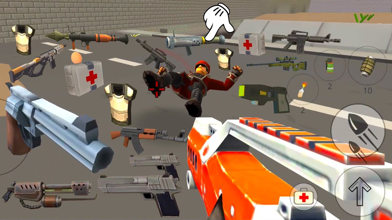 BattleRoyalePvP StrikeFortressBox Game || Pro VS Hacker || Best Online Games Gameplay FHD