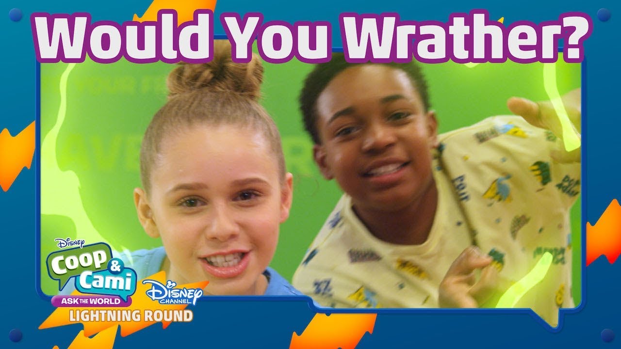 Disney Channel Lightning Round Challenge | Coop & Cami Ask the World | Disney Channel