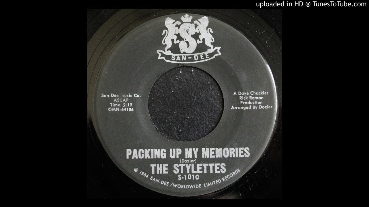 The Stylettes - Packing Up My Memories - 1964 Girl Group Soul - Northern Soul