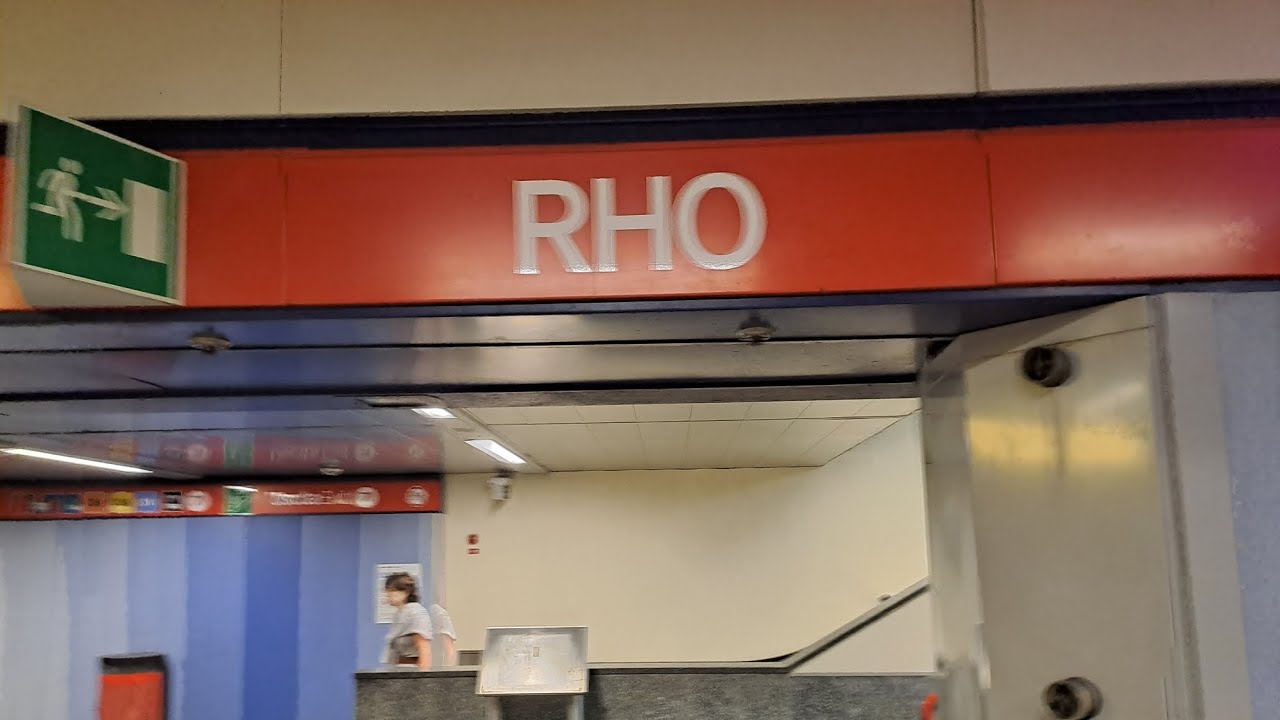 (Walkthrough) Stazione RHO-FIERAMILANO (M1 Metro Milano)