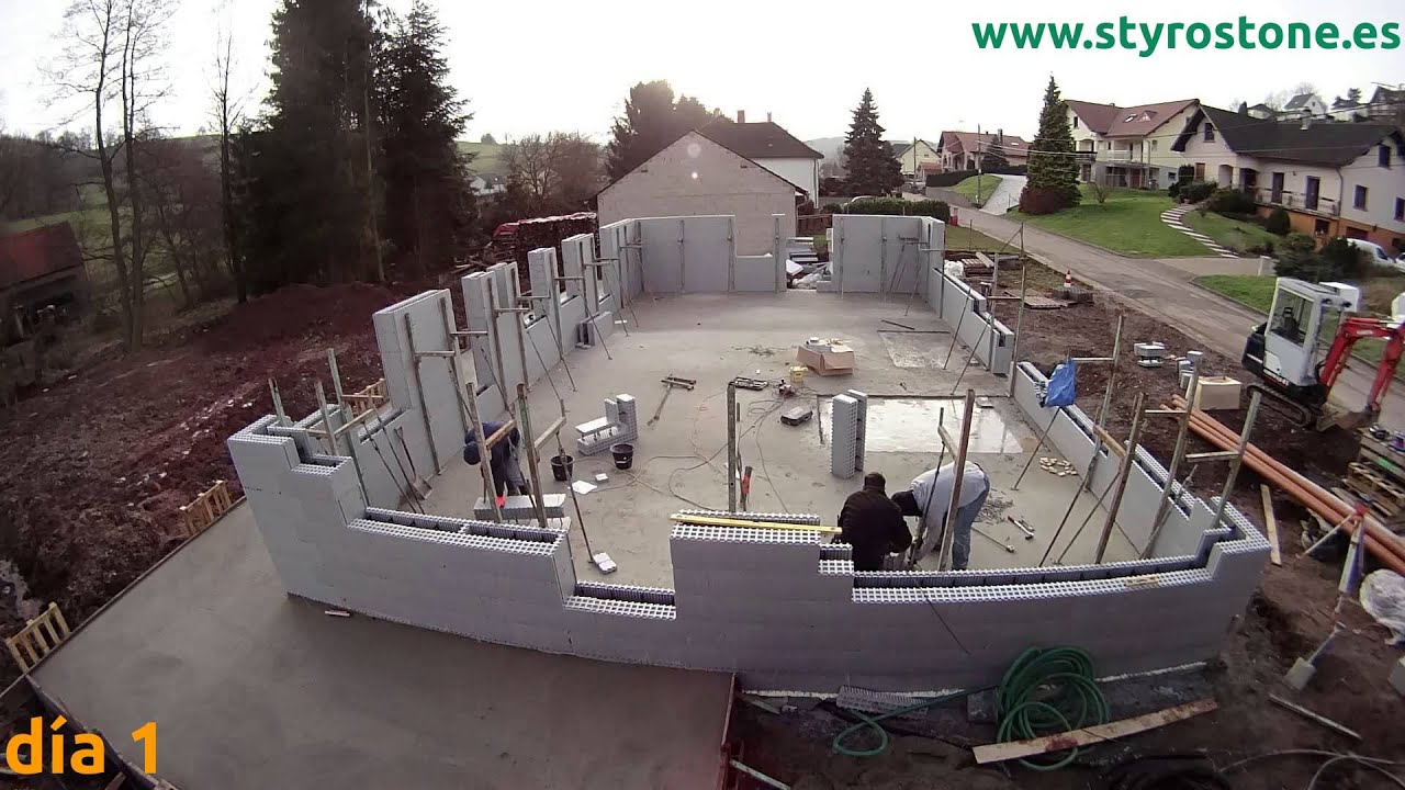 Styro Stone ICF - Time-lapse