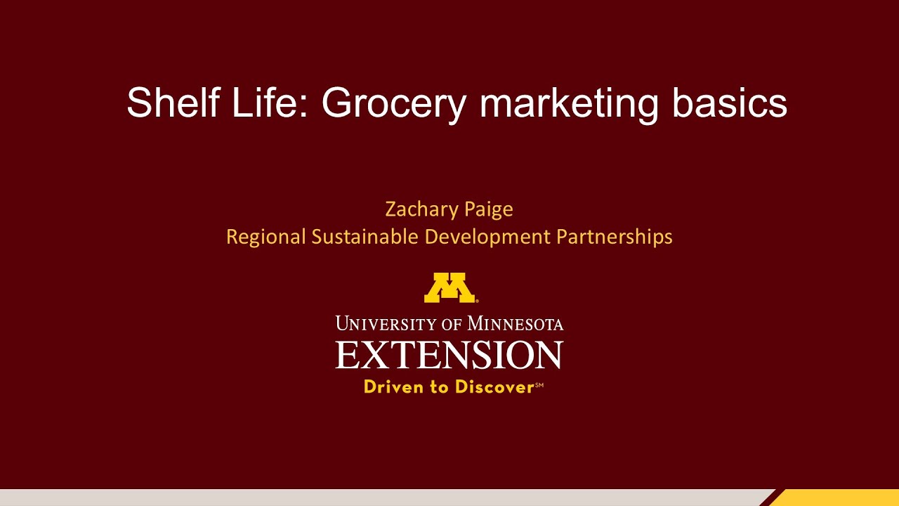 Shelf Life  Grocery Marketing Basics